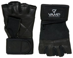 Перчатки для фитнеса и тренировок VAMP RE-532 перчатки  (Чёрный)