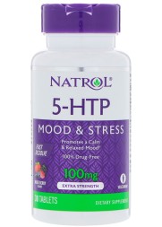 Добавки для сна Natrol 5-HTP 100 мг  (30 таб)