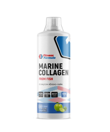 Морской коллаген для суставов и кожи Fitness Formula Marine Collagen  (1000 ml)