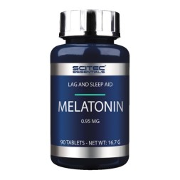 БАДы для мужчин и женщин Scitec Melatonin 0.95 мг  (90 таб)