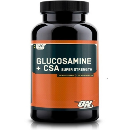 Глюкозамин Хондроитин Optimum Nutrition Glucosamine + CSA super strength  (120 таб)