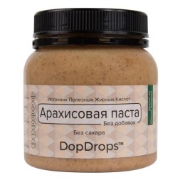 Диетическое питание DopDrops Арахисовая паста без сахара  (250 г)