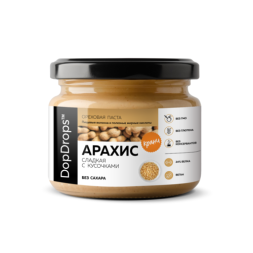 Диетическое питание DopDrops Арахисовая паста без сахара  (250 г)