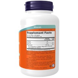 Комплексы витаминов и минералов NOW Magnesium Citrate  (90 капс)